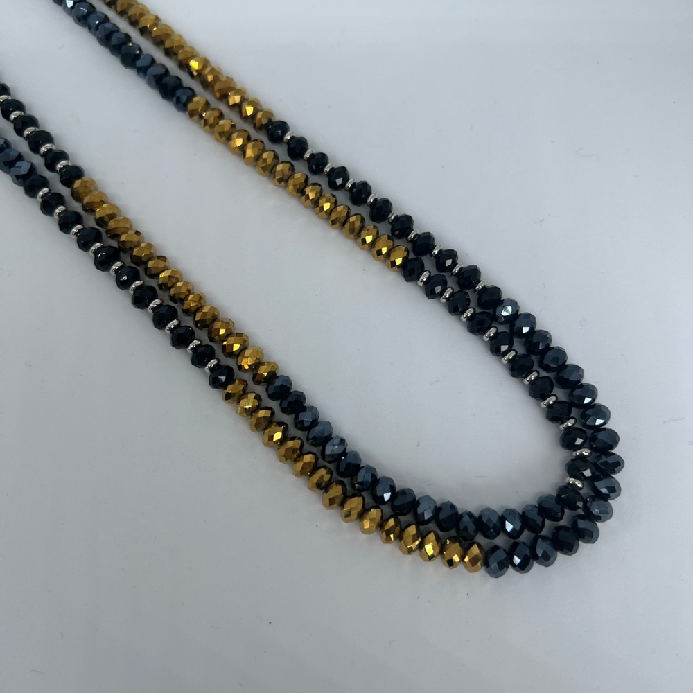 Fifth Avenue Collection SWAROVSKI CRYSTAL Bead 2 piece Necklace set NWT